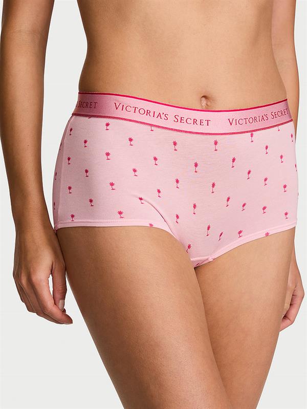 Logolu Pamuklu Boyshort Kulot