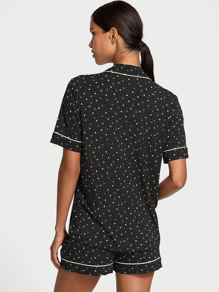 Modal Kısa Pijama Takimi arka görünüm