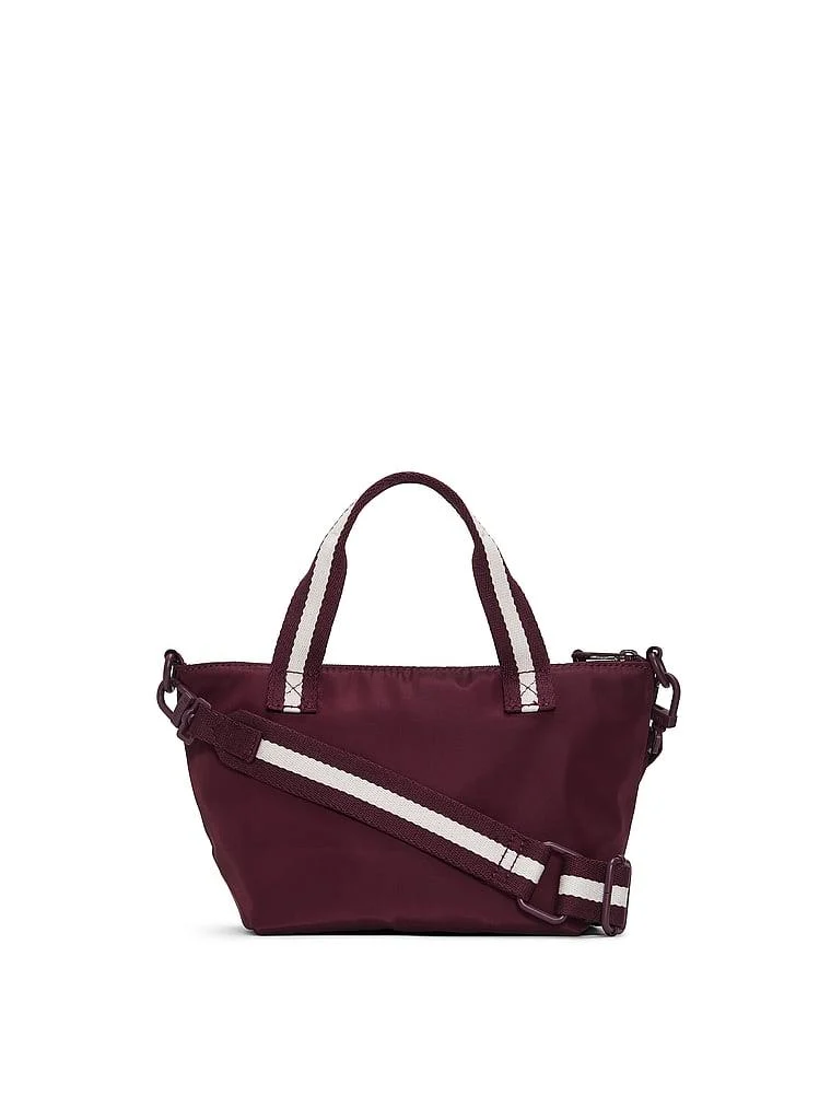 Pink Mini Capraz Tote Çanta arka görünüm