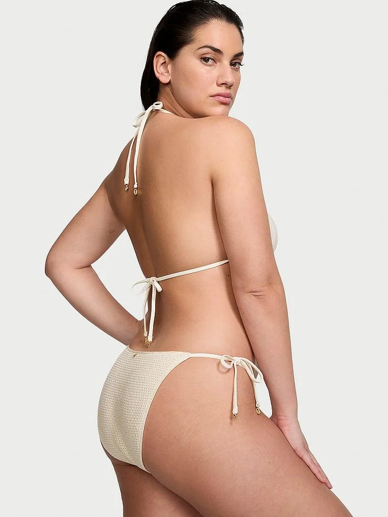 Tig Isi Ucgen Bikini Ustu arka görünüm