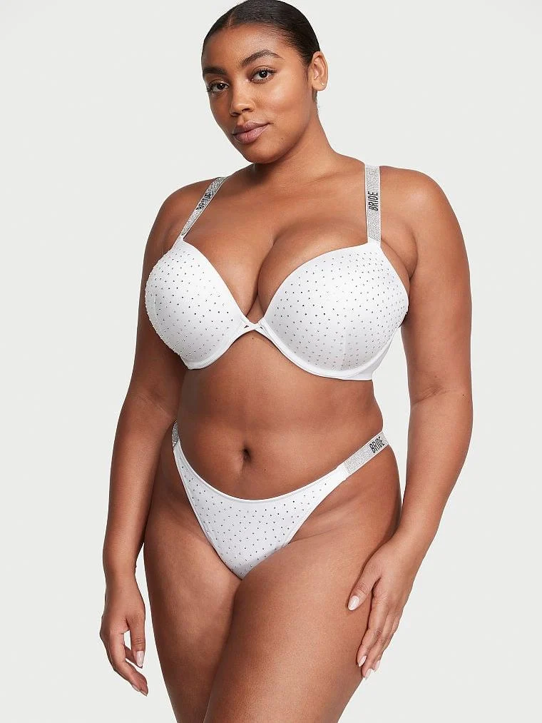 Işıltılı Askili Brazilian Bride Bikini Alti arka görünüm