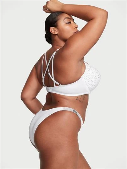 Işıltılı Askili Brazilian Bride Bikini Alti ön görünüm