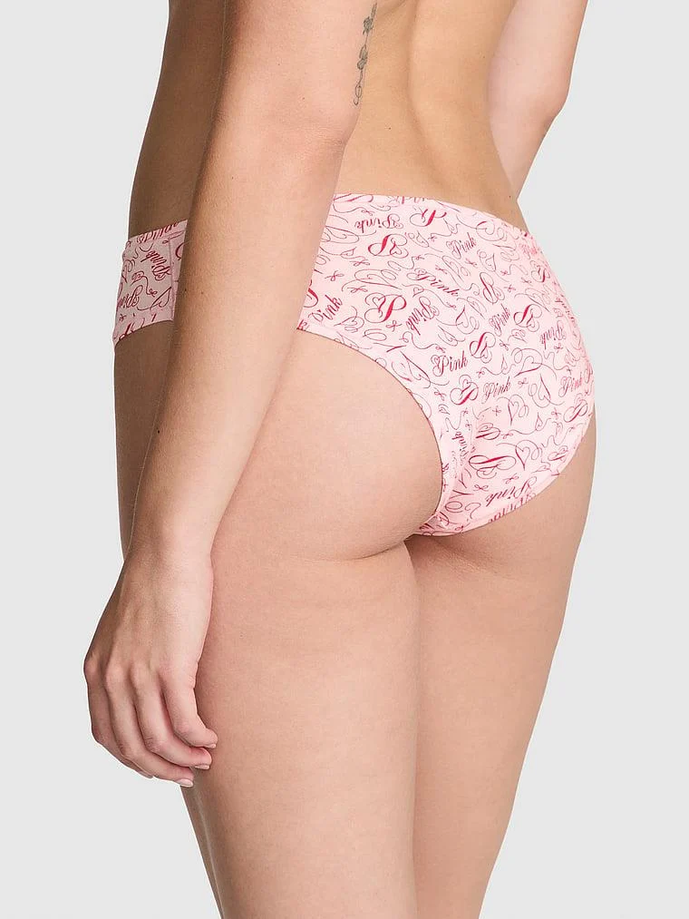 Pink Pamuklu Cheeky Kulot arka görünüm