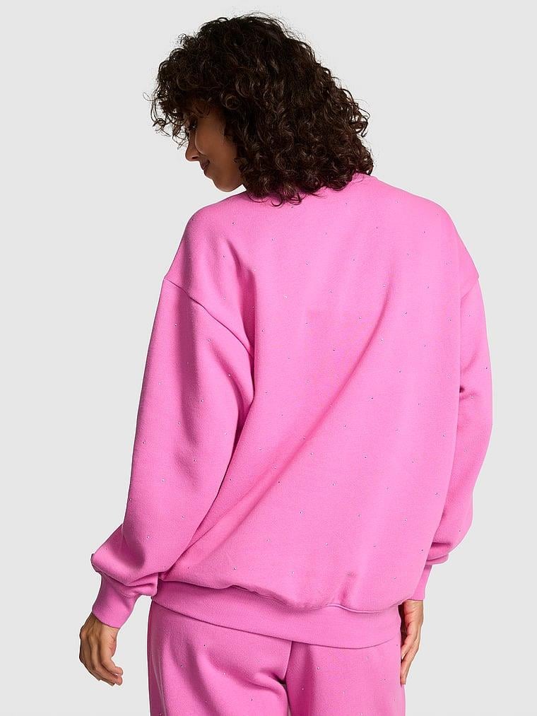 Pink Ivy Oversize Bisiklet Yaka Sweatshirt arka görünüm