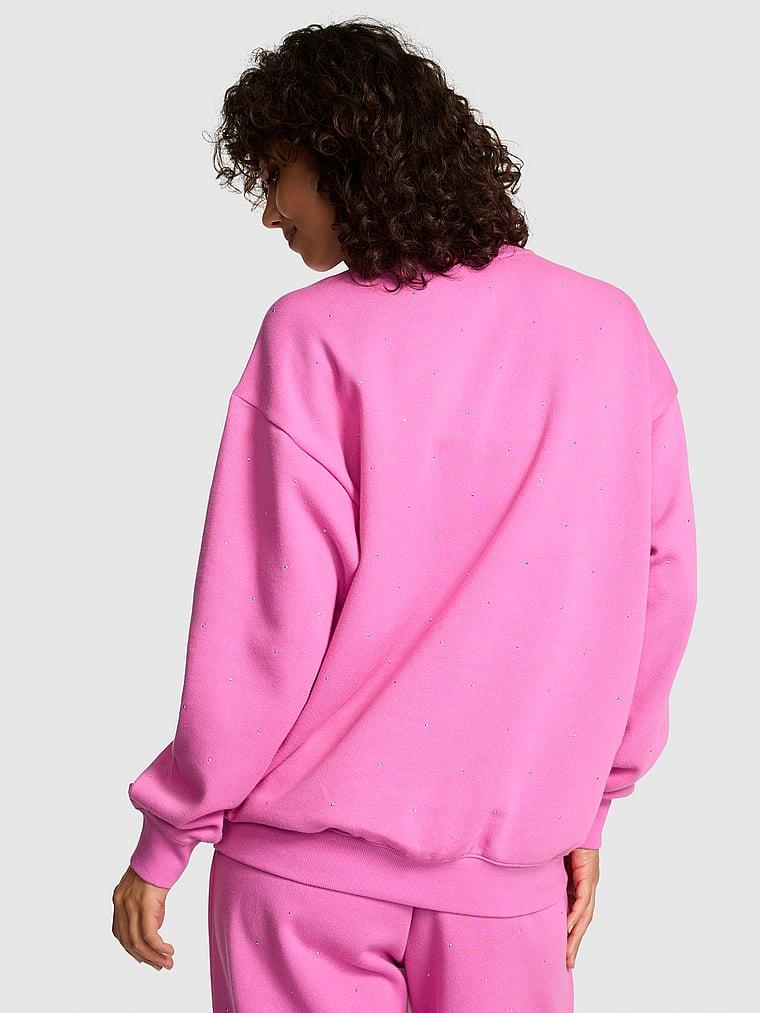 Pink Ivy Oversize Bisiklet Yaka Sweatshirt arka görünümü