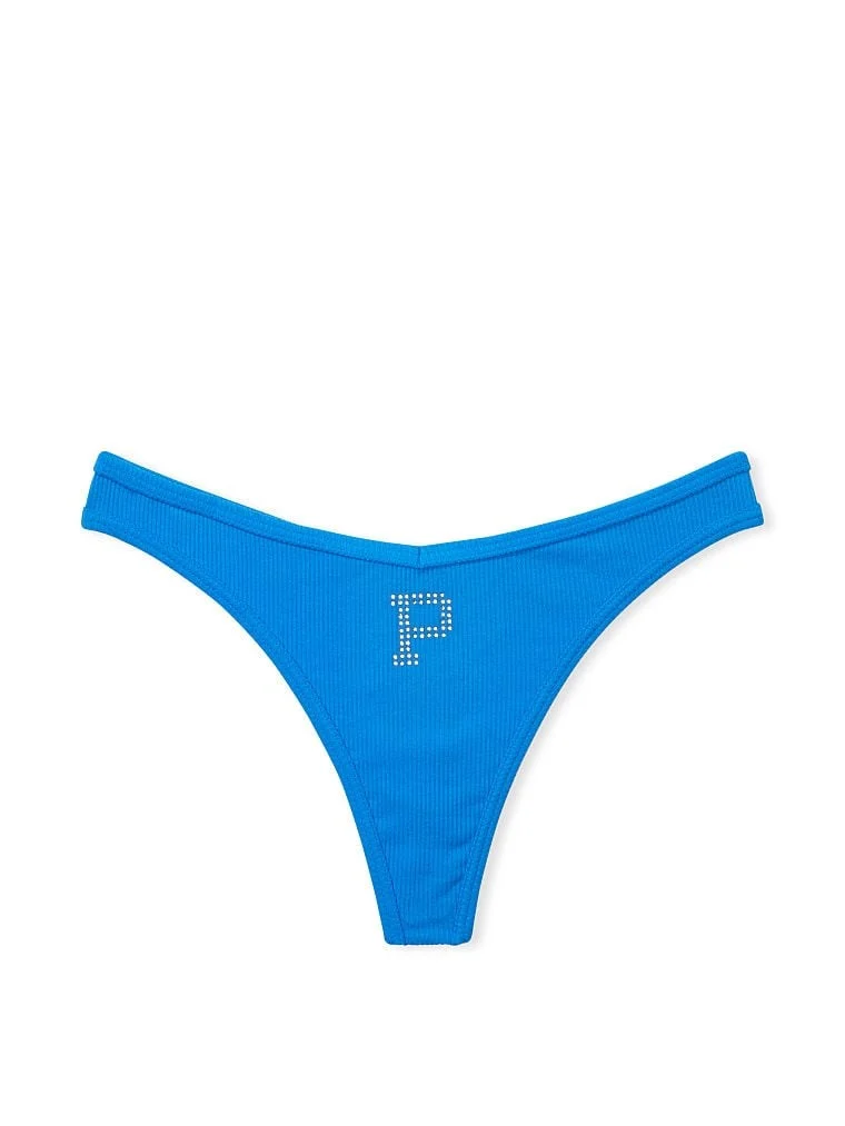 Pink Pamuklu Tanga arka görünüm