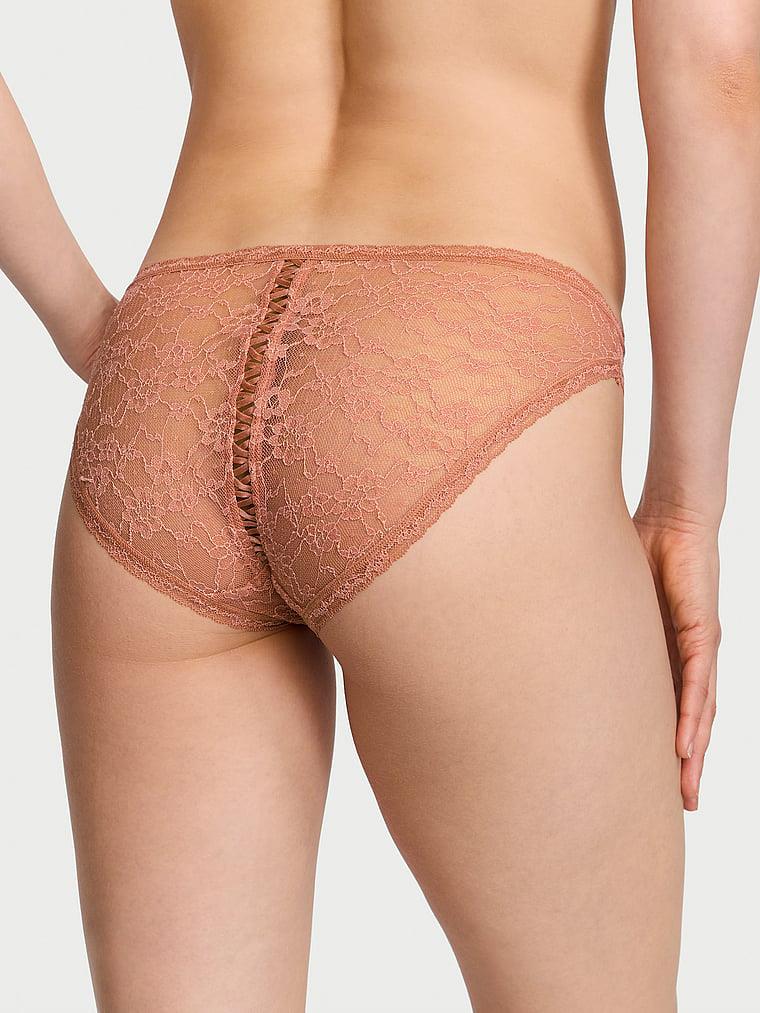 Bagcik Detayli Dantelli Bikini Kulot arka görünümü