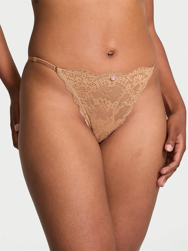 Dantelli Ayarlanabilir Askili Bikini Kulot