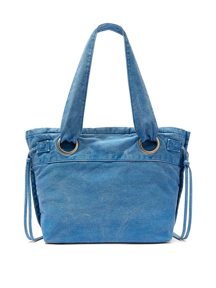 Pink Kanvas Tote Çanta arka görünümü