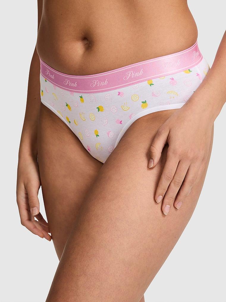 Pink Logolu Pamuklu Hiphugger Kulot arka görünümü
