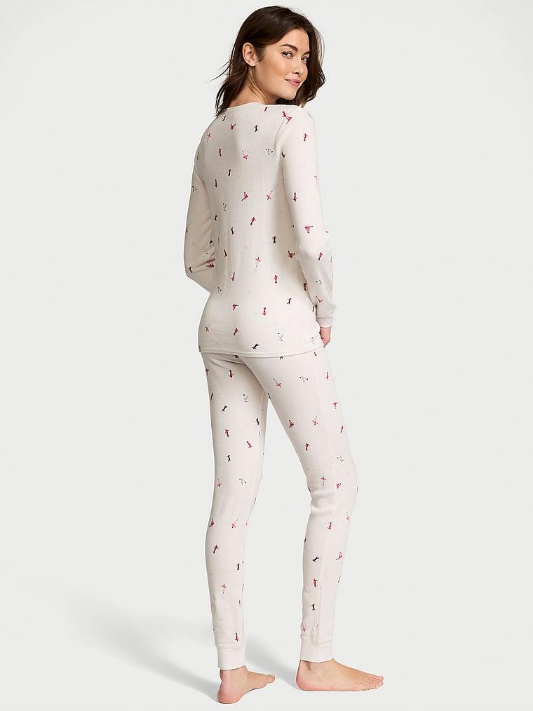Termal Uzun Pijama Takimi arka görünümü