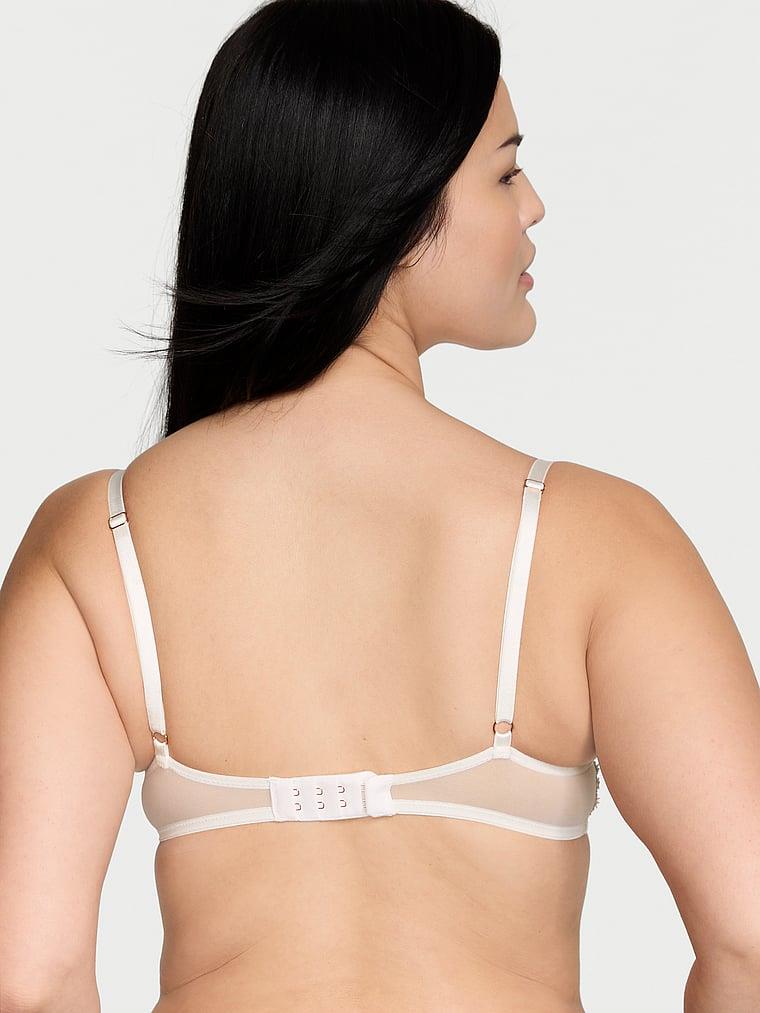 Boho Cicek Islemeli Push Up Sütyen arka görünüm