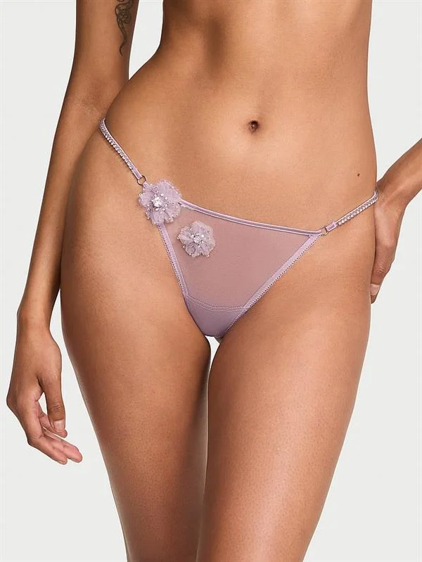 Atelier X Victorias Secret İslemeli V String Kulot