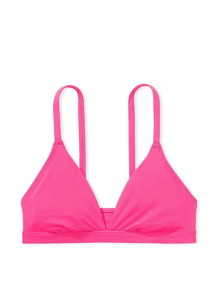 Pink Base Esnek Ucgen Bralet arka görünüm