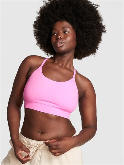Pink Seamless Scoop Sporcu Sütyeni