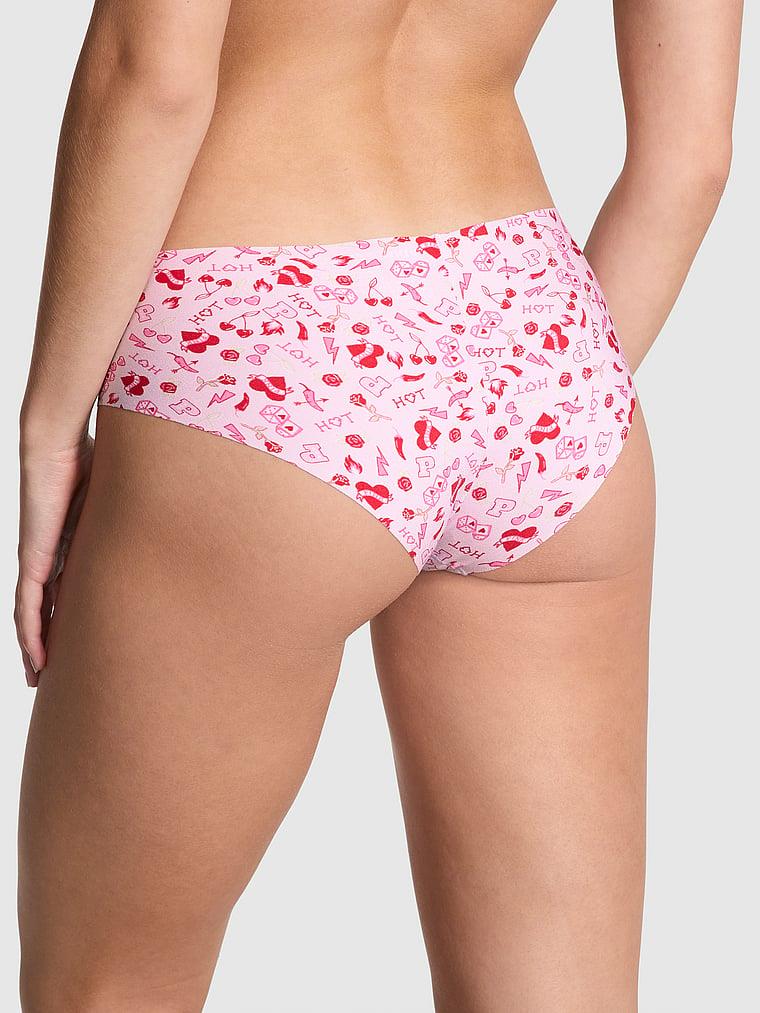 Pink Lazer Kesim Cheeky Kulot arka görünümü