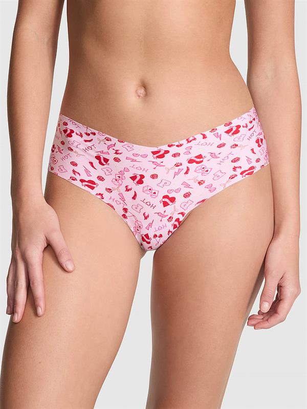 Pink Lazer Kesim Cheeky Kulot ön görünüm