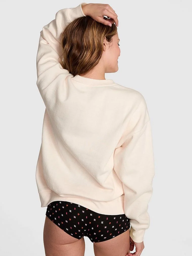 Pink Ivy Oversize Sweatshirt arka görünüm