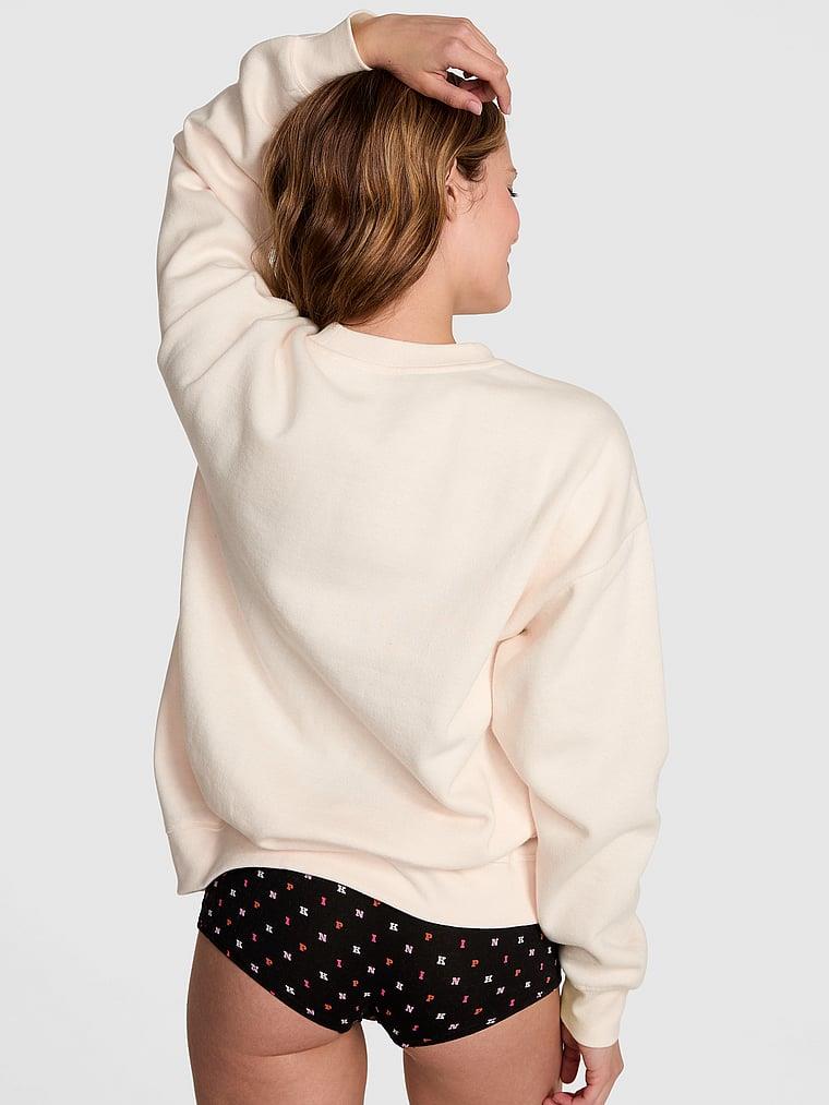 Pink Ivy Oversize Sweatshirt arka görünümü