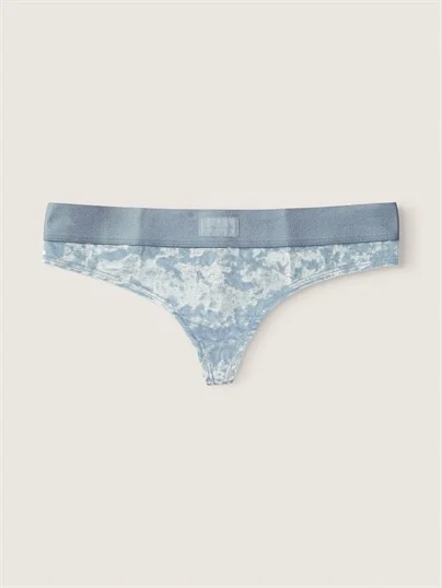 Pink Kadife Tanga Kulot
