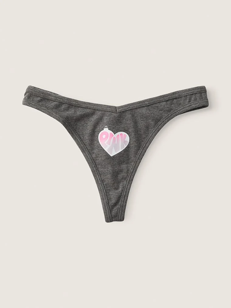 Pink Pamuklu Tanga Kulot arka görünüm
