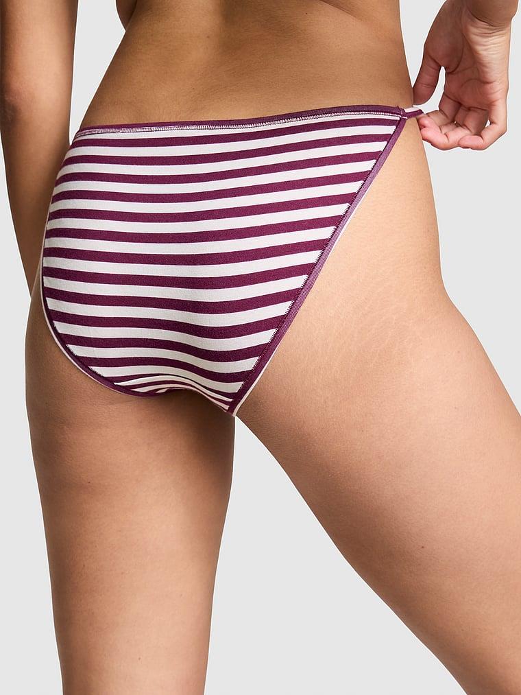 Pink Pamuklu Askili Bikini Kulot arka görünümü