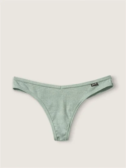 Pink Pamuk Tanga Kulot