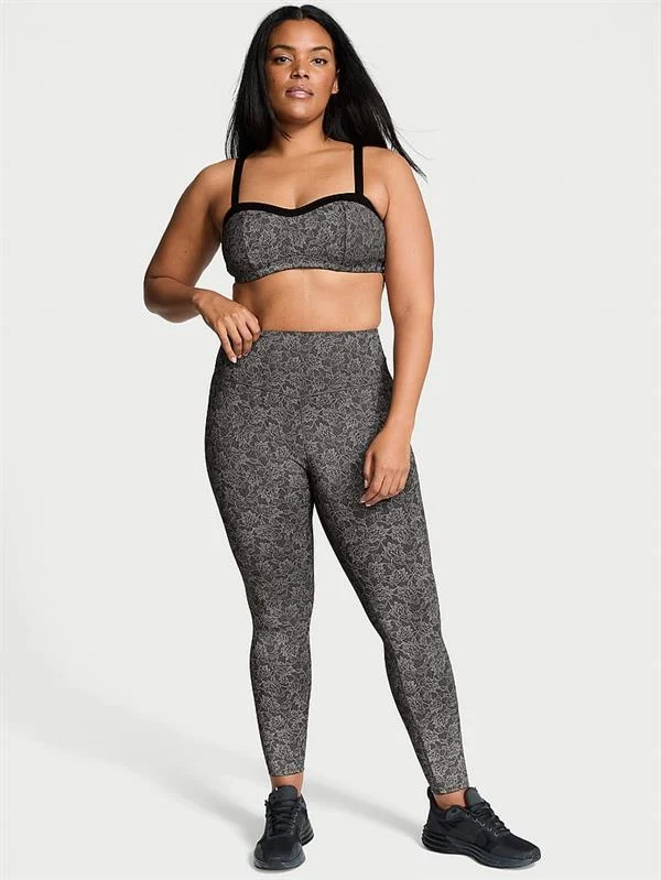 Vsx Glow Yansitici Dantelli Tayt ön görünüm