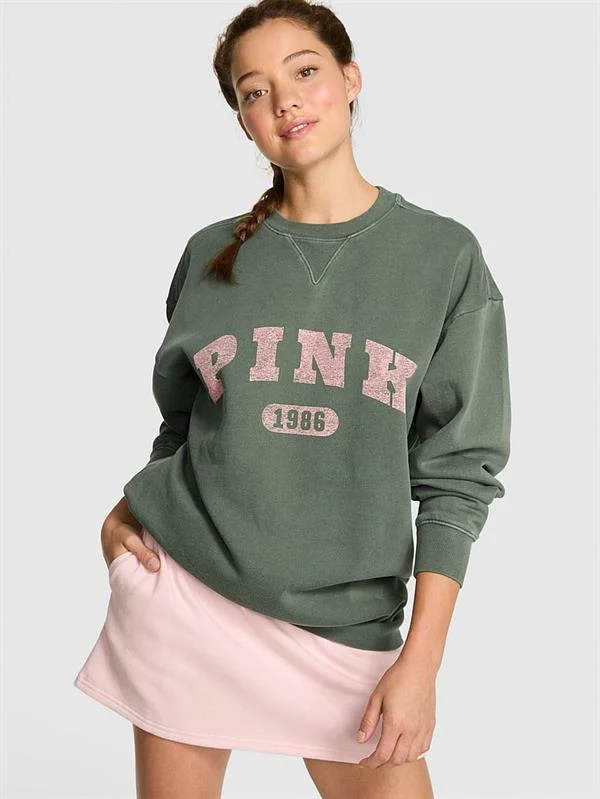Pink Ivy Crew Sweatshirt