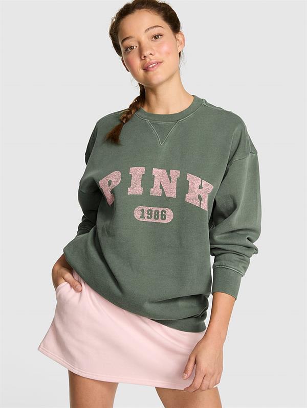 Pink Ivy Crew Sweatshirt