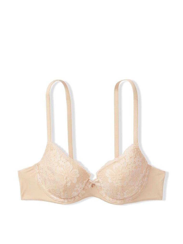 Body By Victoria Ince Astarli Yumuşak Ve Dantel Demi Sütyen arka görünümü