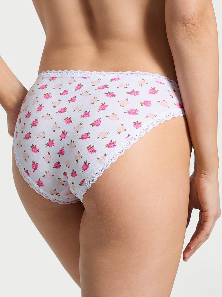 Dantelli Pamuklu Bikini Kulot arka görünümü