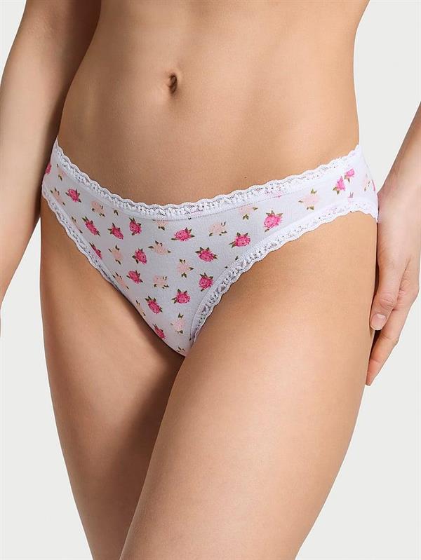 Dantelli Pamuklu Bikini Kulot ön görünüm