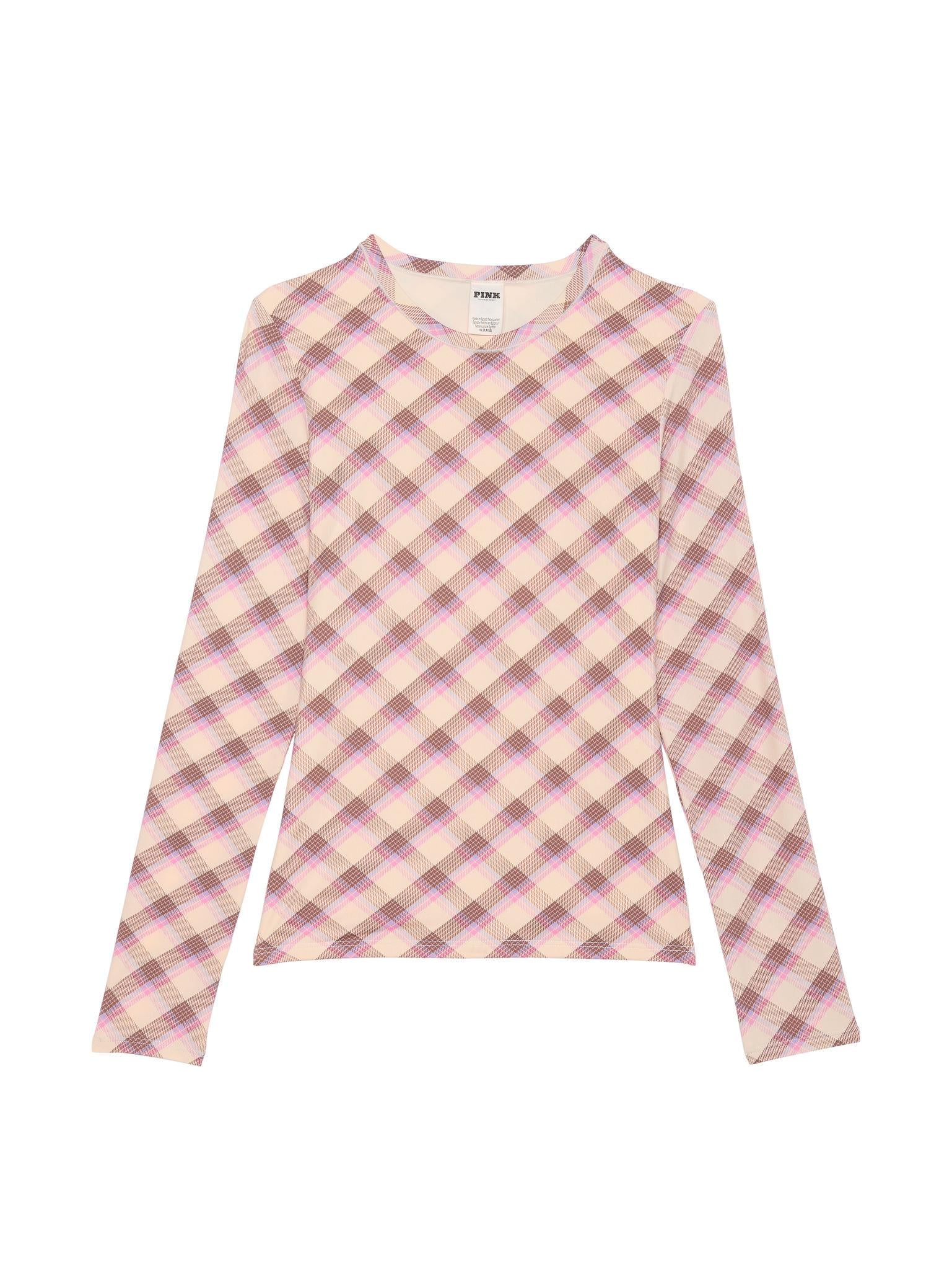 Pink Base Stretch Uzun Kollu Tisort arka görünüm