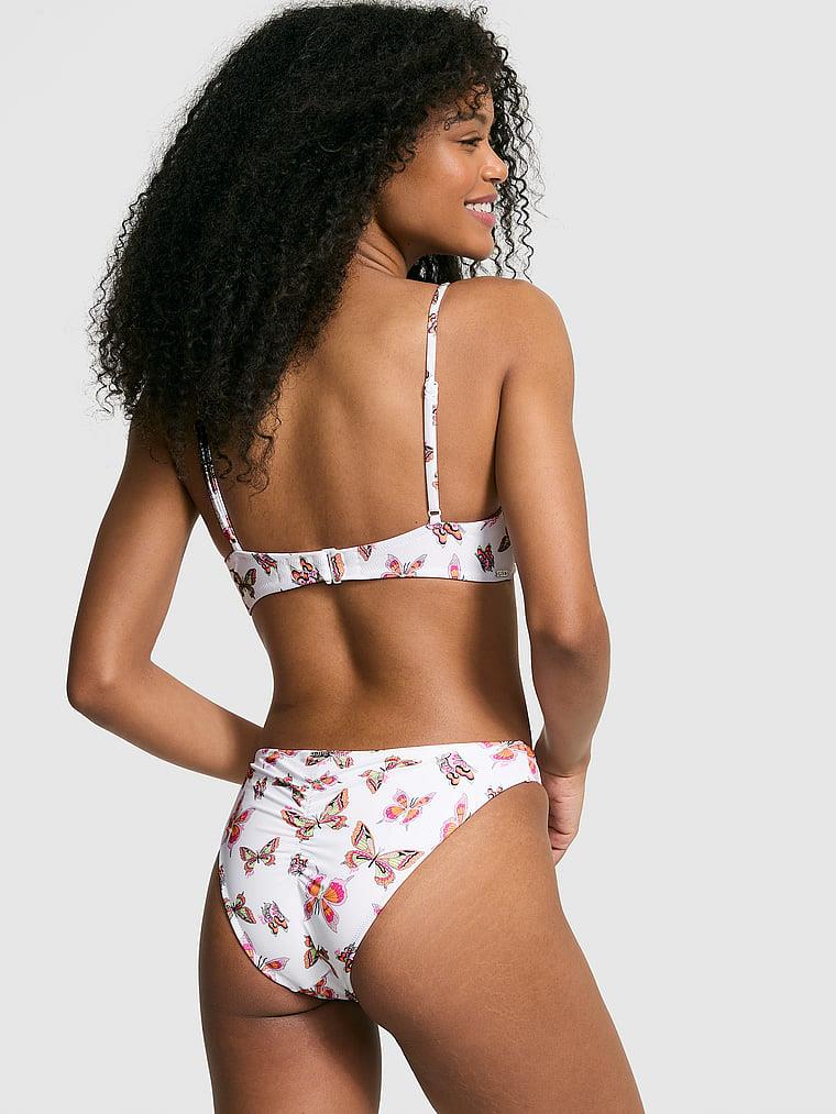 Pink Askili Push Up Bikini Ustu arka görünüm