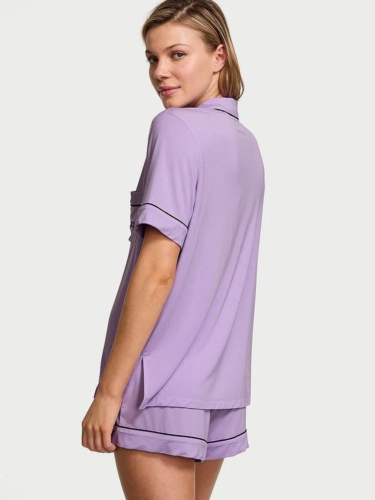 Modal Kısa Pijama Takimi arka görünüm