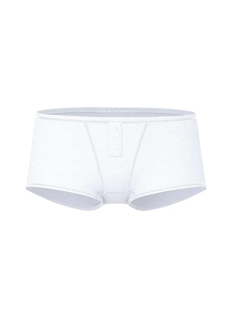 Pink Pamuklu Boyshort Kulot arka görünüm