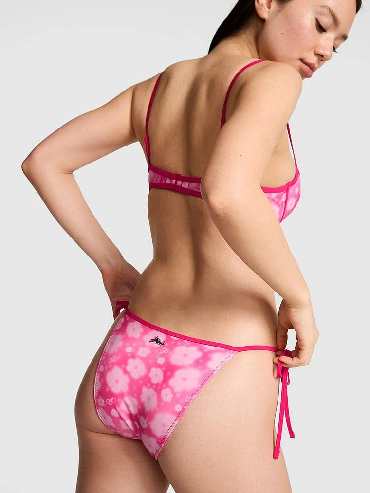 Pink Pink Wink Push Up Bikini Ustu arka görünüm