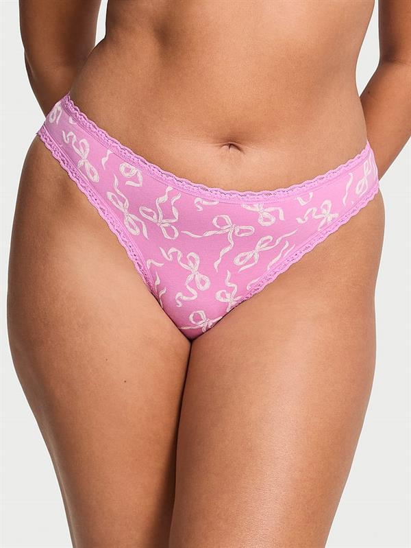Dantelli Pamuklu Bikini Kulot