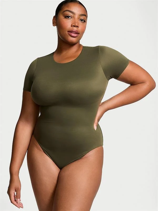 Feathersoft Essentials Kısa Kollu Bodysuit ön görünüm