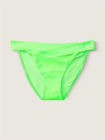 Pink Capraz Bel Bantli Pamuklu Bikini Kulot