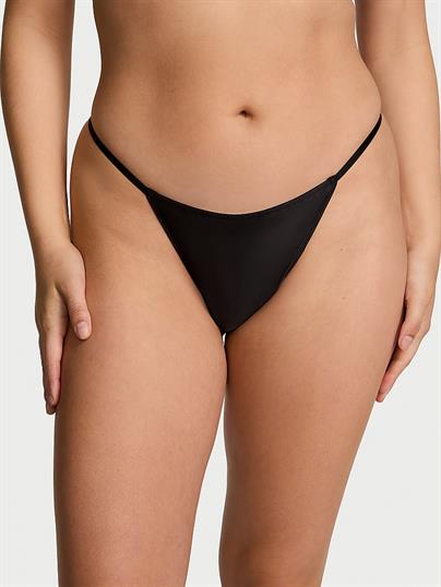 Ponponlu Saten V String Kulot