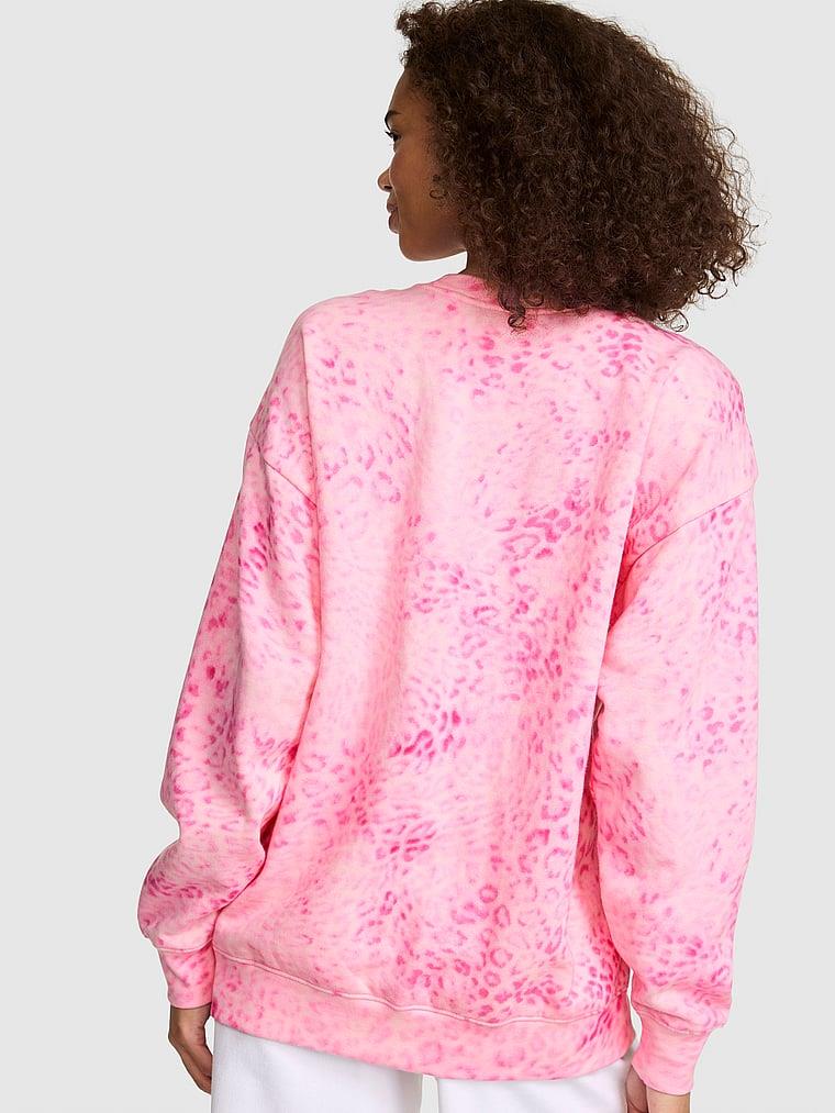 Pink Ivy Oversize Bisiklet Yaka Sweatshirt arka görünümü