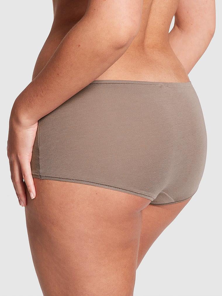 Pink Logolu Pamuklu Boyshort Kulot arka görünümü