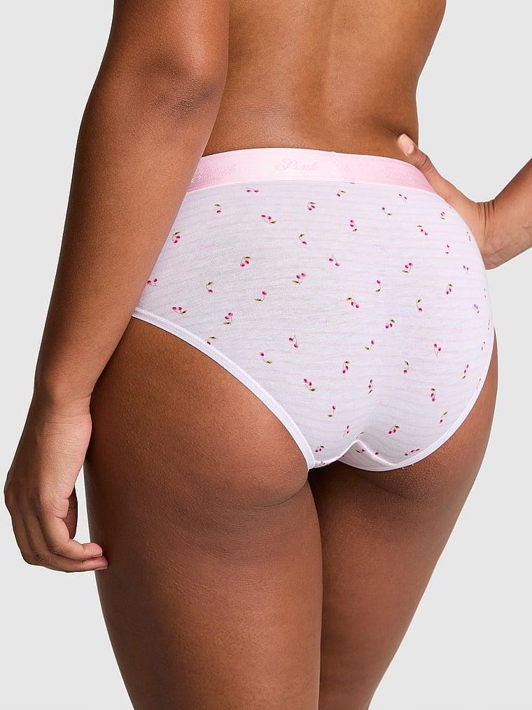 Pink Logolu Pamuklu Hiphugger Kulot arka görünümü