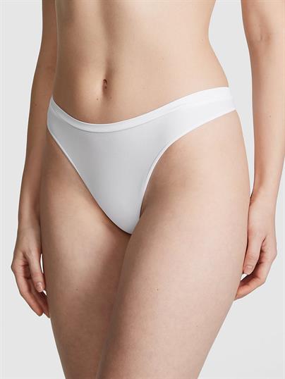 Pink Seamless Derin Bacak Kesim Tanga