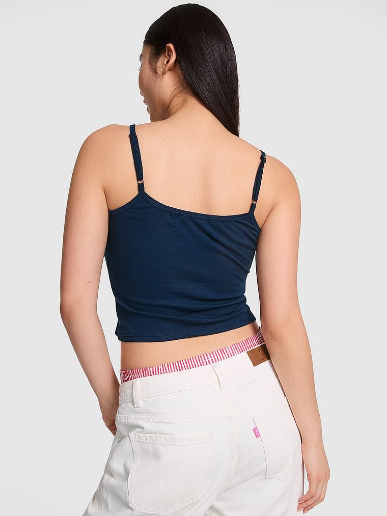 Pink Dekolteli Charm Atlet arka görünümü