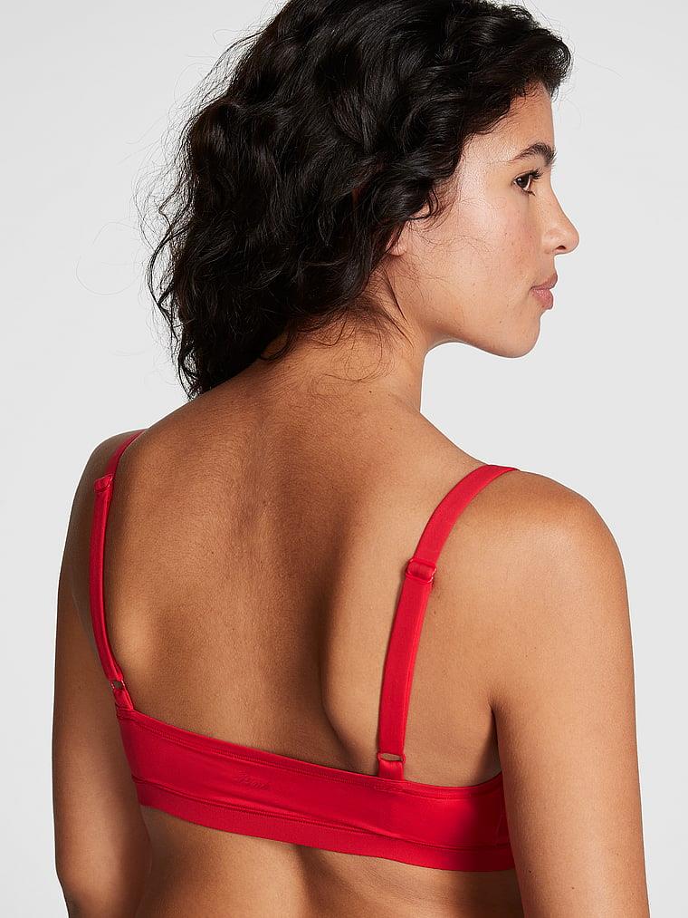 Pink Base Esnek Ucgen Bralet arka görünüm