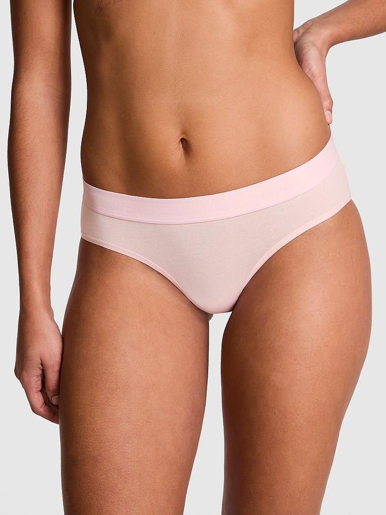 Pink Logolu Pamuklu Hiphugger Kulot arka görünümü