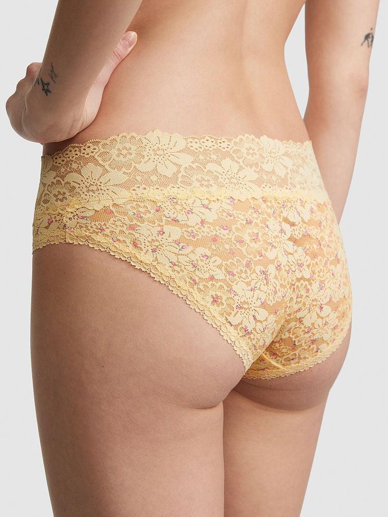 Pink Seamless Scoop Tanga arka görünümü